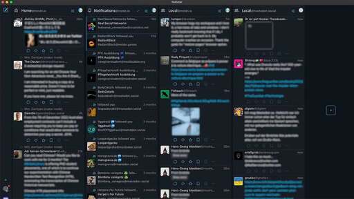Fedistar, un client desktop per diverse applicazioni del Fediverso