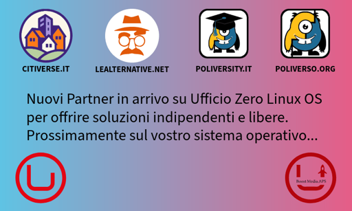 nuovi servizi verranno introdotti su Ufficio Zero