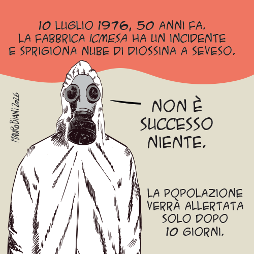 La popolazione verrà allertata solo dopo dieci giorni.