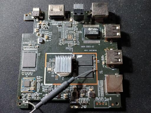 la scheda di un TV Box Android